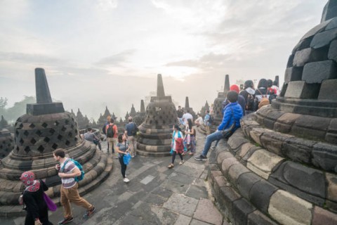 Libur Lebaran, Borobudur Diminati Wisatawan