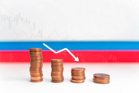 Ekonomi Rusia Terkontraksi Lebih dari 10%