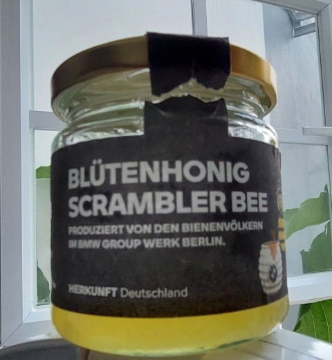 Panen Madu dari Sarang Lebah di Pabrik Sepeda Motor