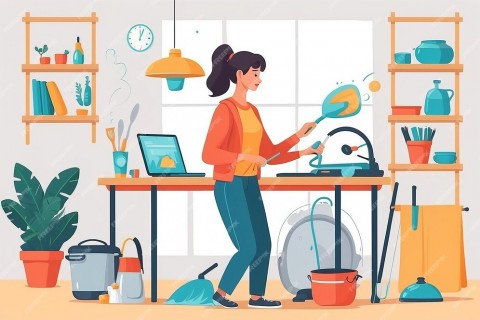 Antara Kerja di Kantordan Ibu Rumah Tangga