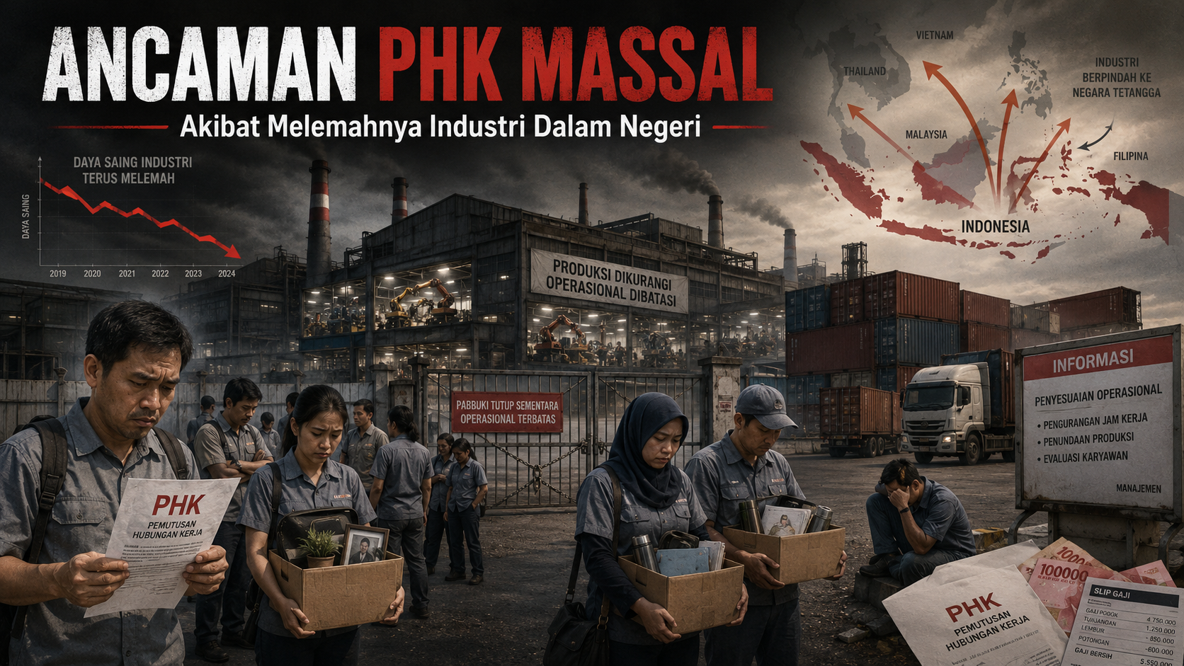 Ancaman PHK Massal 2026: Sinyal Bahaya Daya Saing Industri Indonesia